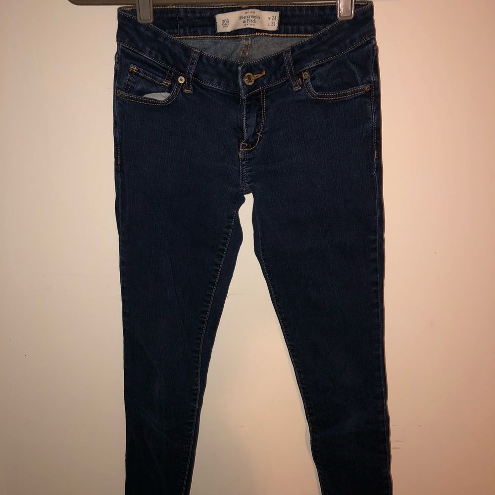 **Abercrombie low rise jeans**